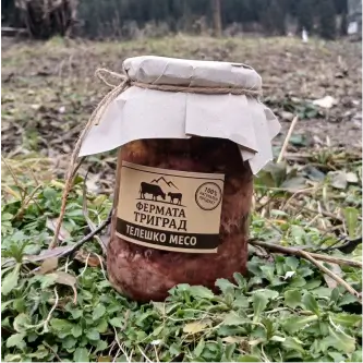 Био телешко месо в буркан
